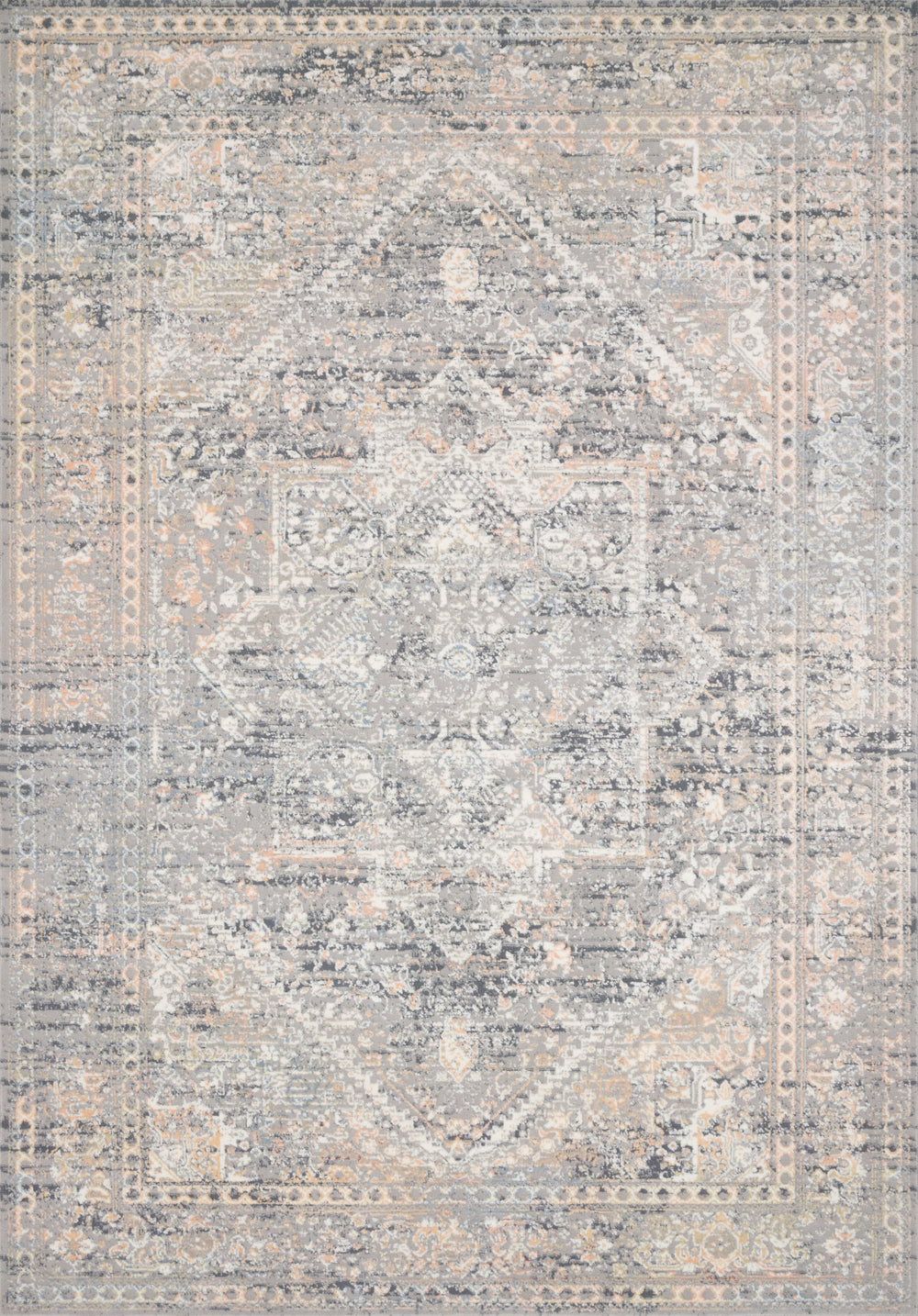 Loloi - Area Rug - Lucia Grey/Sunset Rug - Union Lighting Luminaires Décor