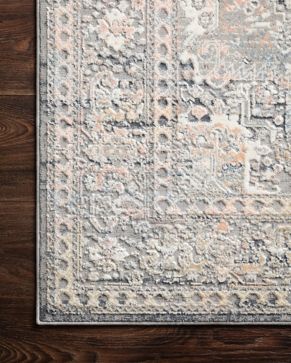 Luc-01 Lucia Gray / Sunset Rug