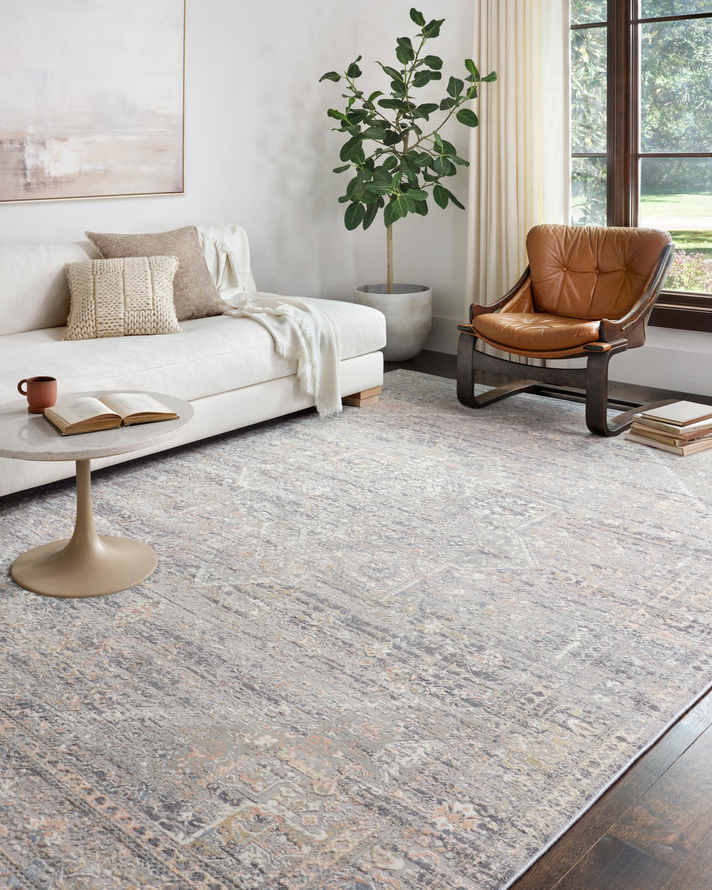 Luc-01 Lucia Gray / Sunset Rug