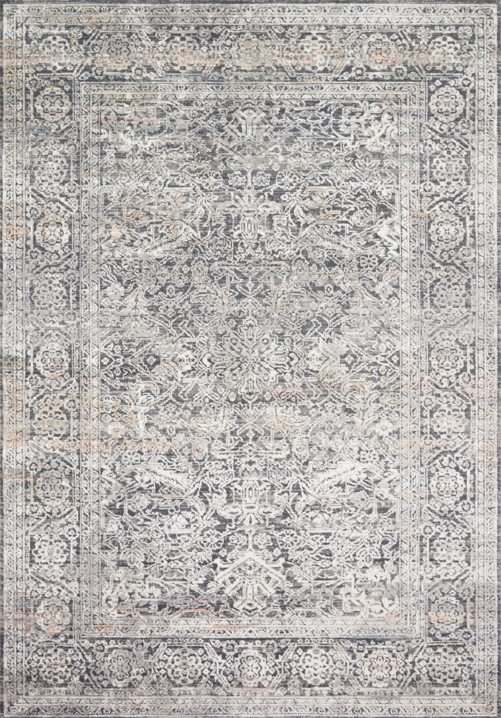 Loloi - Area Rug - Lucia Steel/Ivory Rug - Union Lighting Luminaires Décor