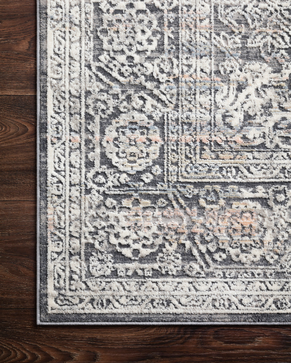 Luc-03 Lucia Steel / Ivory Rug