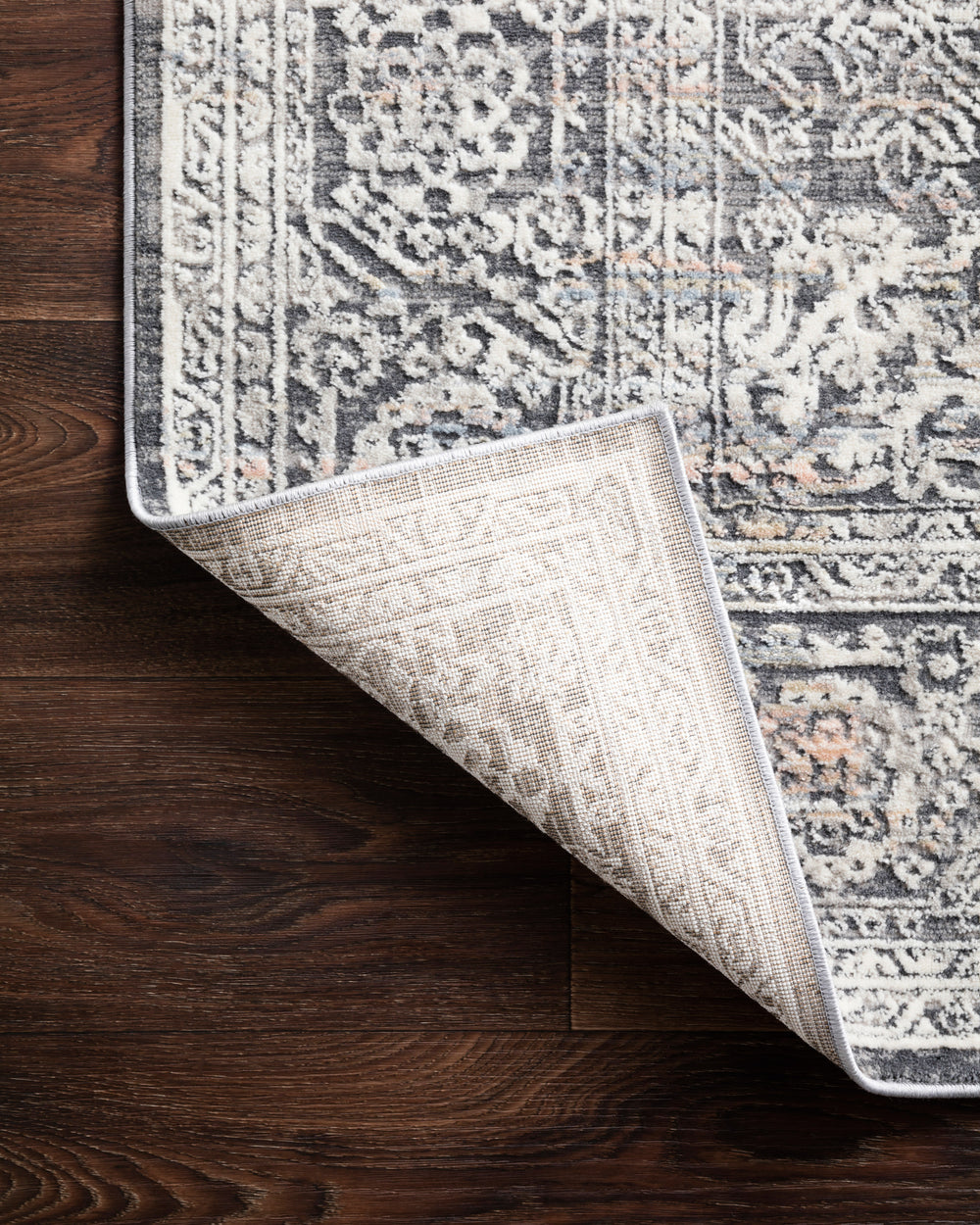 Luc-03 Lucia Steel / Ivory Rug