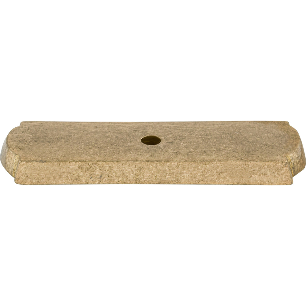Top Knobs - Hardware - Aspen Rectangle Backplate - Mahogany Bronze - Union Lighting Luminaires Décor