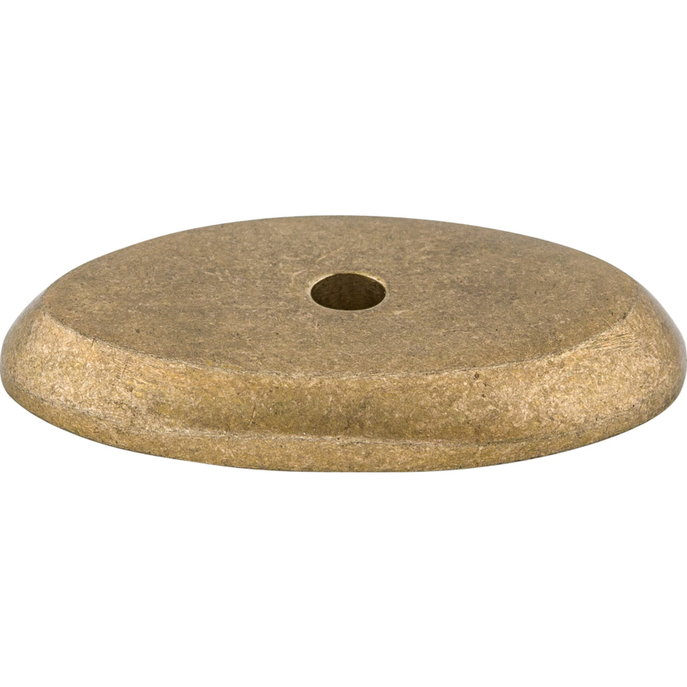 Top Knobs - Hardware - Aspen Oval Backplate - Medium Bronze - Union Lighting Luminaires Décor
