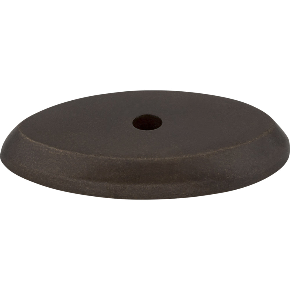 Top Knobs - Hardware - Aspen Oval Backplate - Brushed Satin Nickel - Union Lighting Luminaires Décor