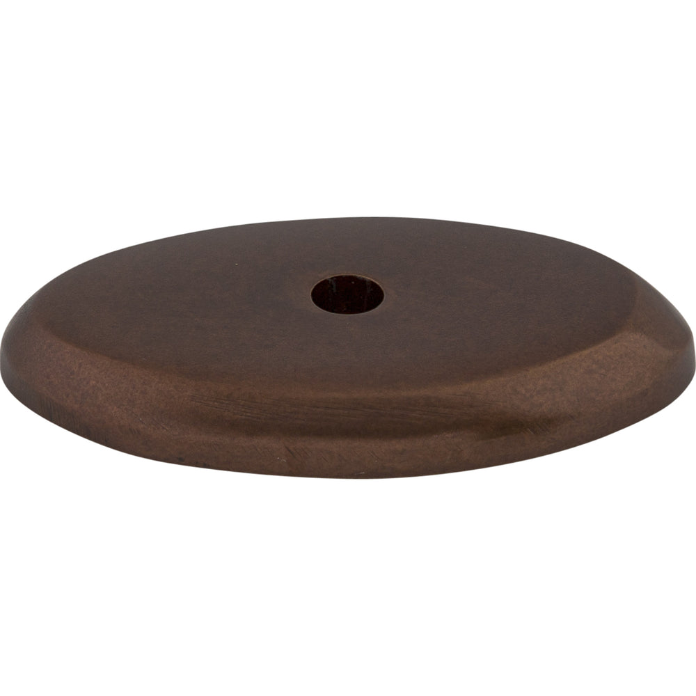 Top Knobs - Hardware - Aspen Oval Backplate - Silicon Bronze Light - Union Lighting Luminaires Décor