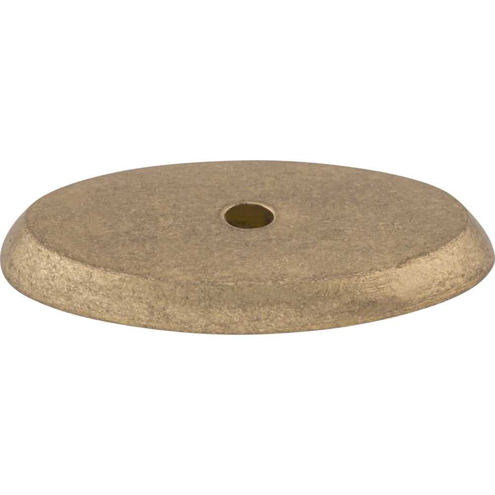 Top Knobs - Hardware - Aspen Oval Backplate - Medium Bronze - Union Lighting Luminaires Décor