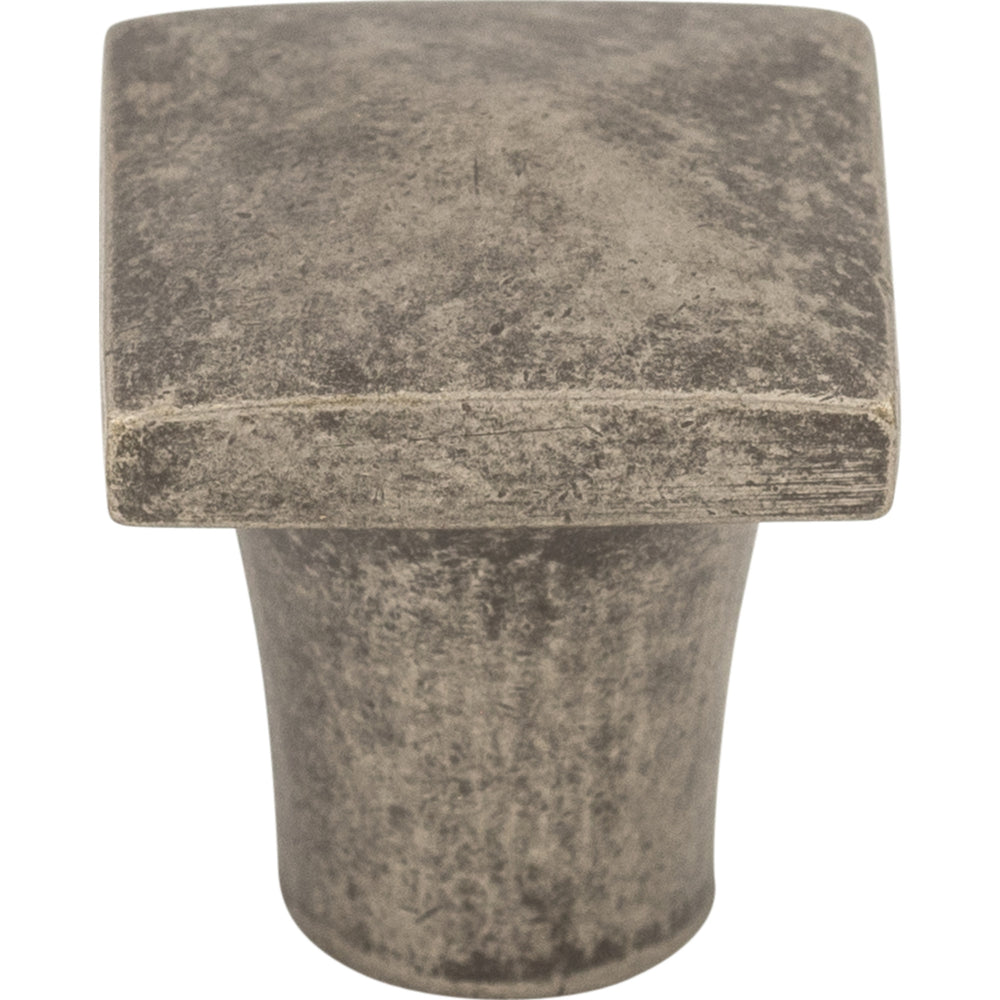 Top Knobs - Hardware - Aspen Square Knob - Patina Black - Union Lighting Luminaires Décor