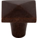Top Knobs - Hardware - Aspen Square Knob - Silicon Bronze Light - Union Lighting Luminaires Décor
