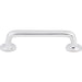 Top Knobs - Hardware - Aspen II Rounded Pull - Polished Nickel - Union Lighting Luminaires Décor