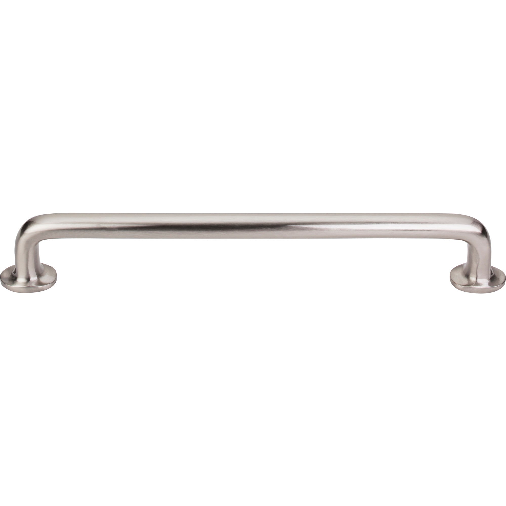 Top Knobs - Hardware - Aspen II Rounded Pull - Polished Nickel - Union Lighting Luminaires Décor