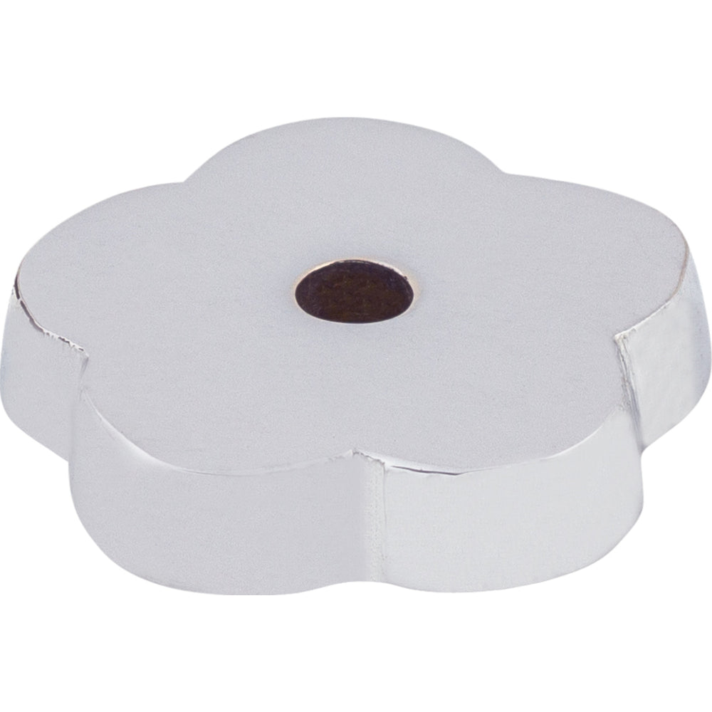 Top Knobs - Hardware - Aspen II Flower Backplate - Polished Nickel - Union Lighting Luminaires Décor