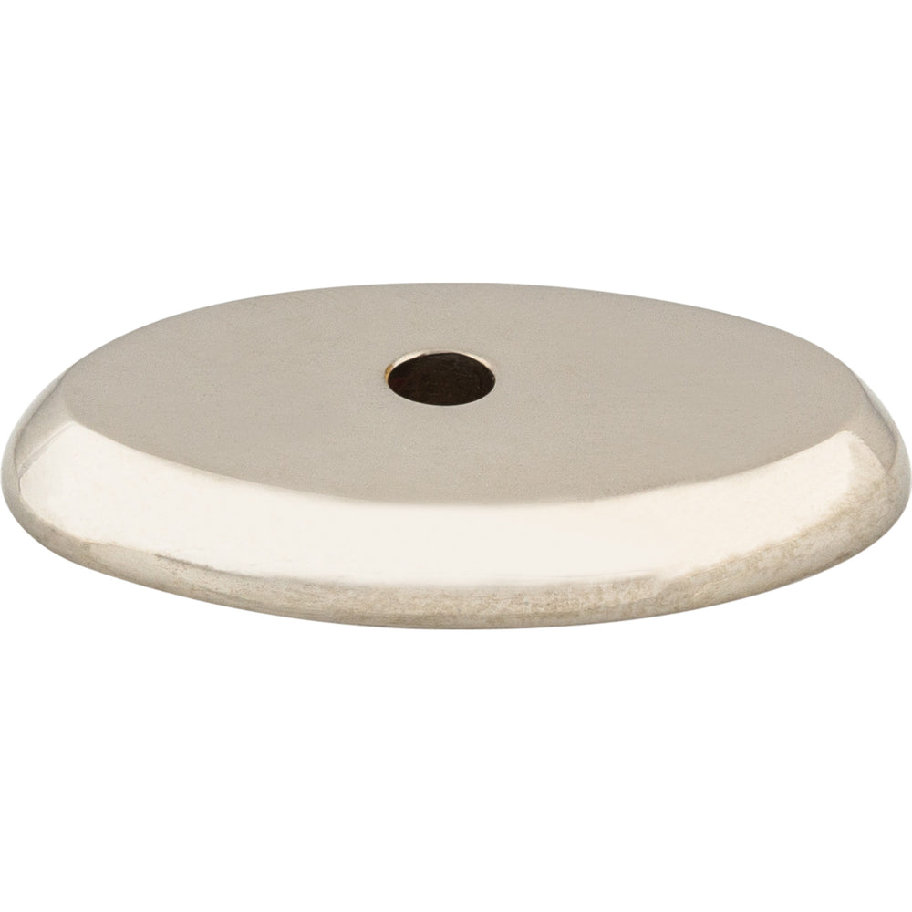 Top Knobs - Hardware - Aspen II Oval Backplate - Polished Chrome - Union Lighting Luminaires Décor