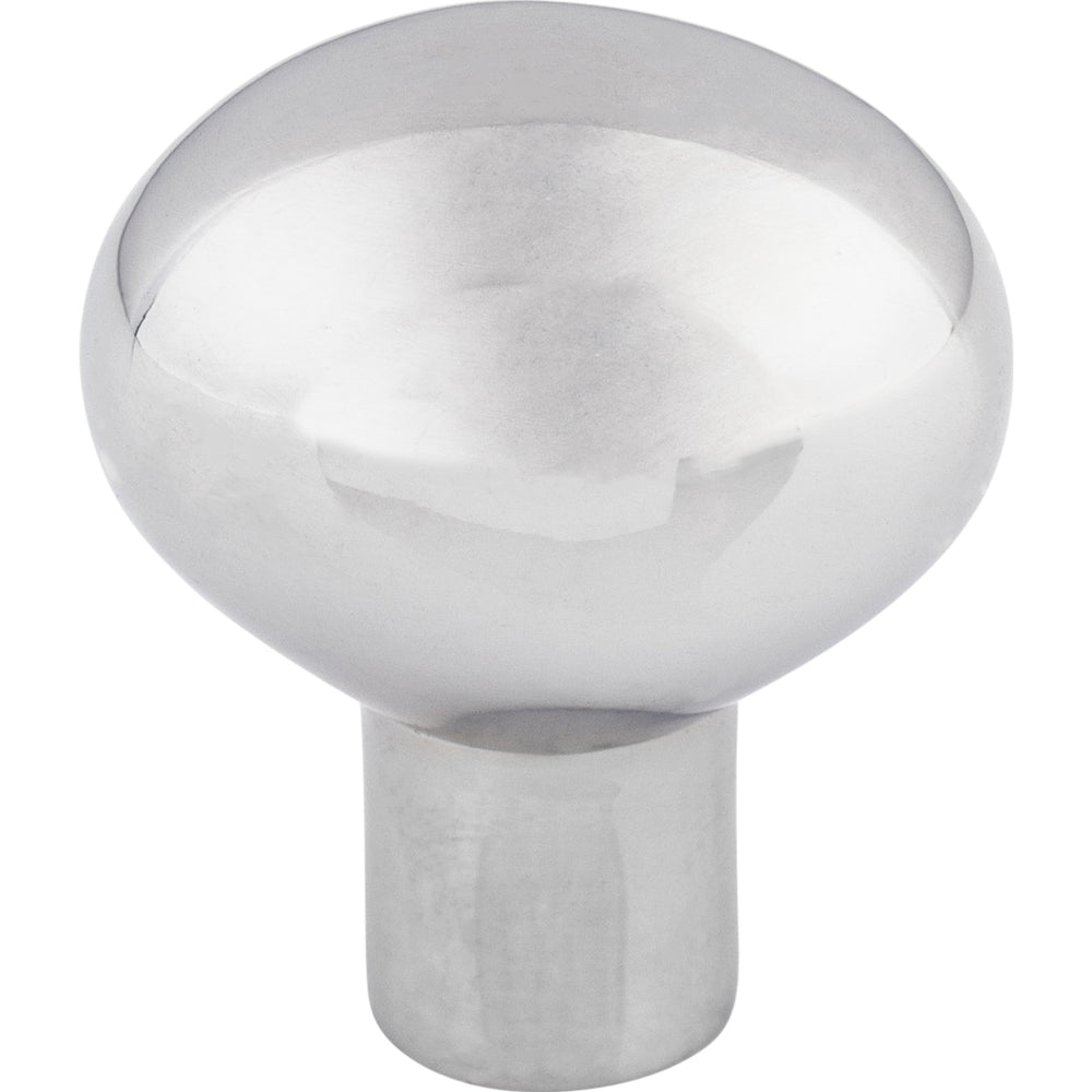 Top Knobs - Hardware - Aspen II Small Egg Knob - Polished Nickel - Union Lighting Luminaires Décor