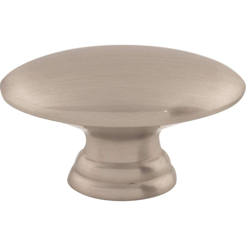 Top Knobs - Hardware - Flat Oval Knob - Polished Chrome - Union Lighting Luminaires Décor