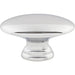 Top Knobs - Hardware - Flat Oval Knob - Brushed Satin Nickel - Union Lighting Luminaires Décor