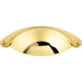 Top Knobs - Hardware - Arendal Cup Pull - Brushed Bronze - Union Lighting Luminaires Décor