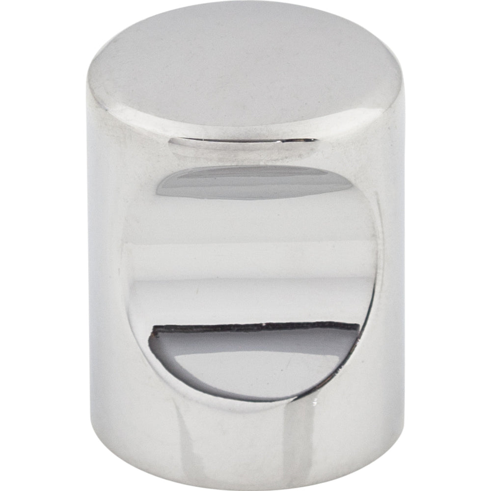 Top Knobs - Hardware - Nouveau Indent Knob - Polished Nickel - Union Lighting Luminaires Décor
