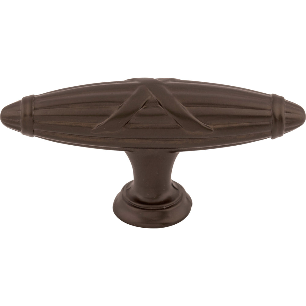 Top Knobs - Hardware - Ribbon & Reed T-Pull - German Bronze - Union Lighting Luminaires Décor