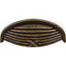 Top Knobs - Hardware - Ribbon & Reed Cup Pull - Oil Rubbed Bronze - Union Lighting Luminaires Décor