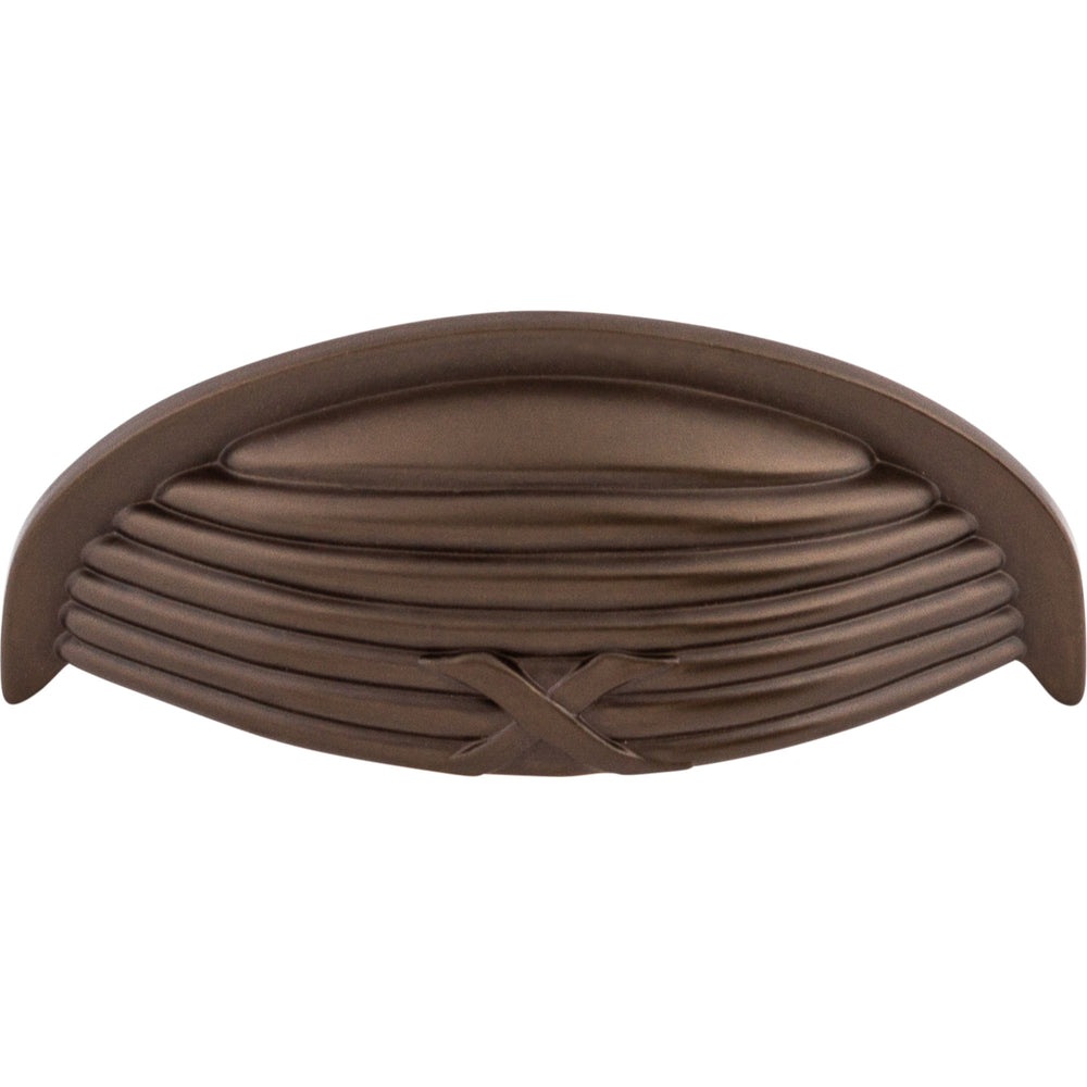 Top Knobs - Hardware - Ribbon & Reed Cup Pull - Pewter Antique - Union Lighting Luminaires Décor