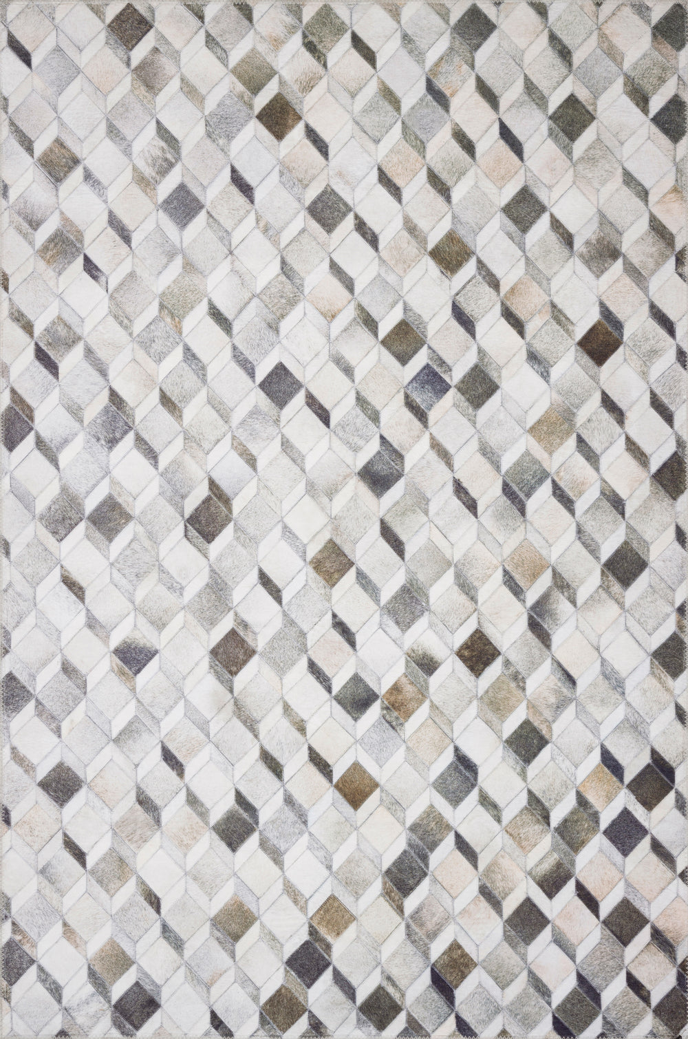 Loloi - Area Rug - Maddox Grey/Mocha Rug - Union Lighting Luminaires Décor