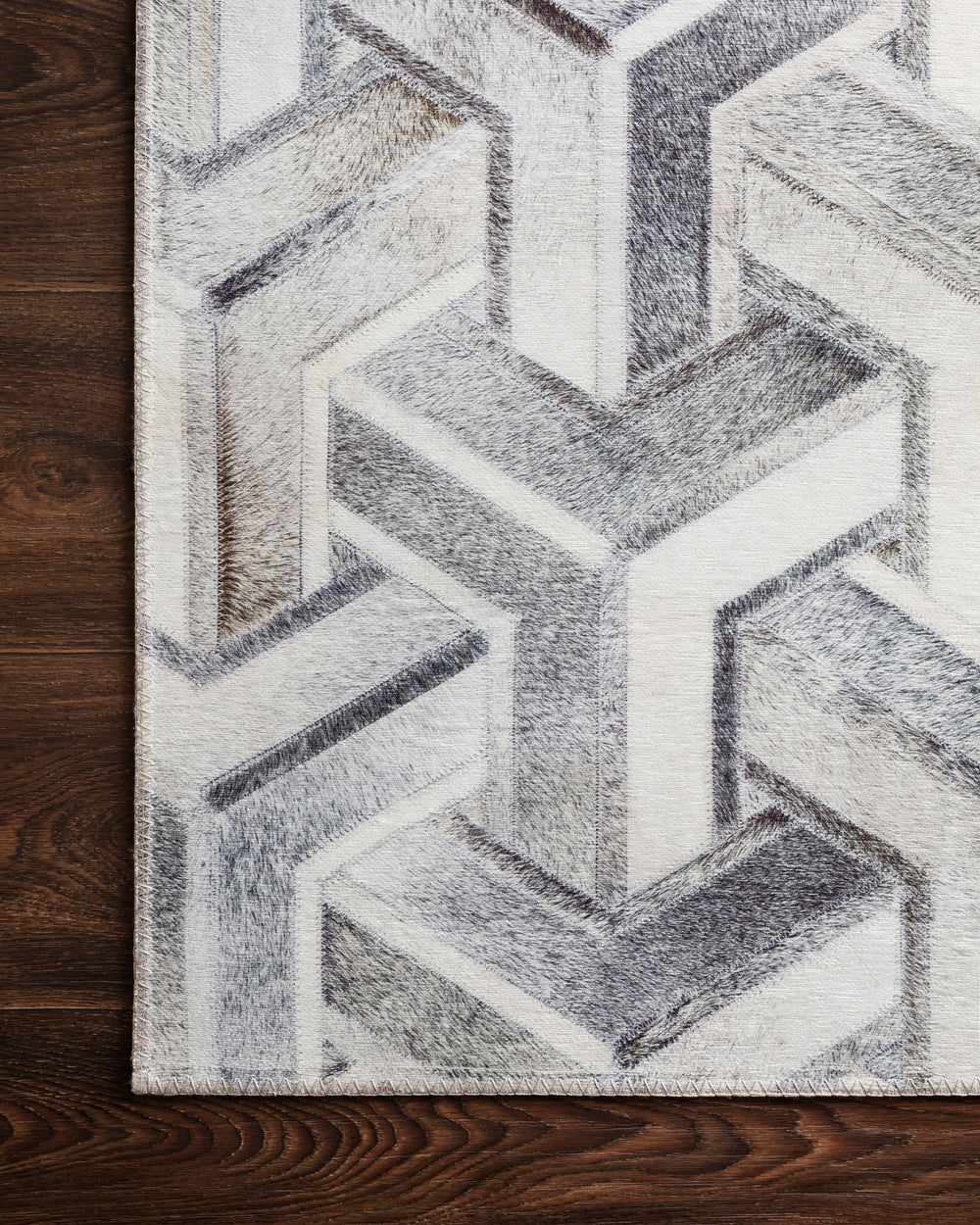 Maddox Silver / Ivory Rug (MAD-05)