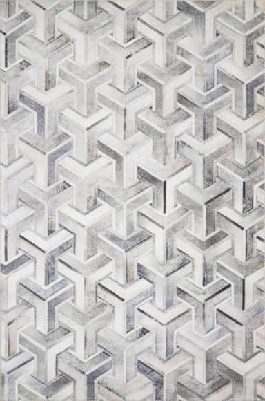 Loloi - Area Rug - Maddox Silver/Ivory Rug - Union Lighting Luminaires Décor