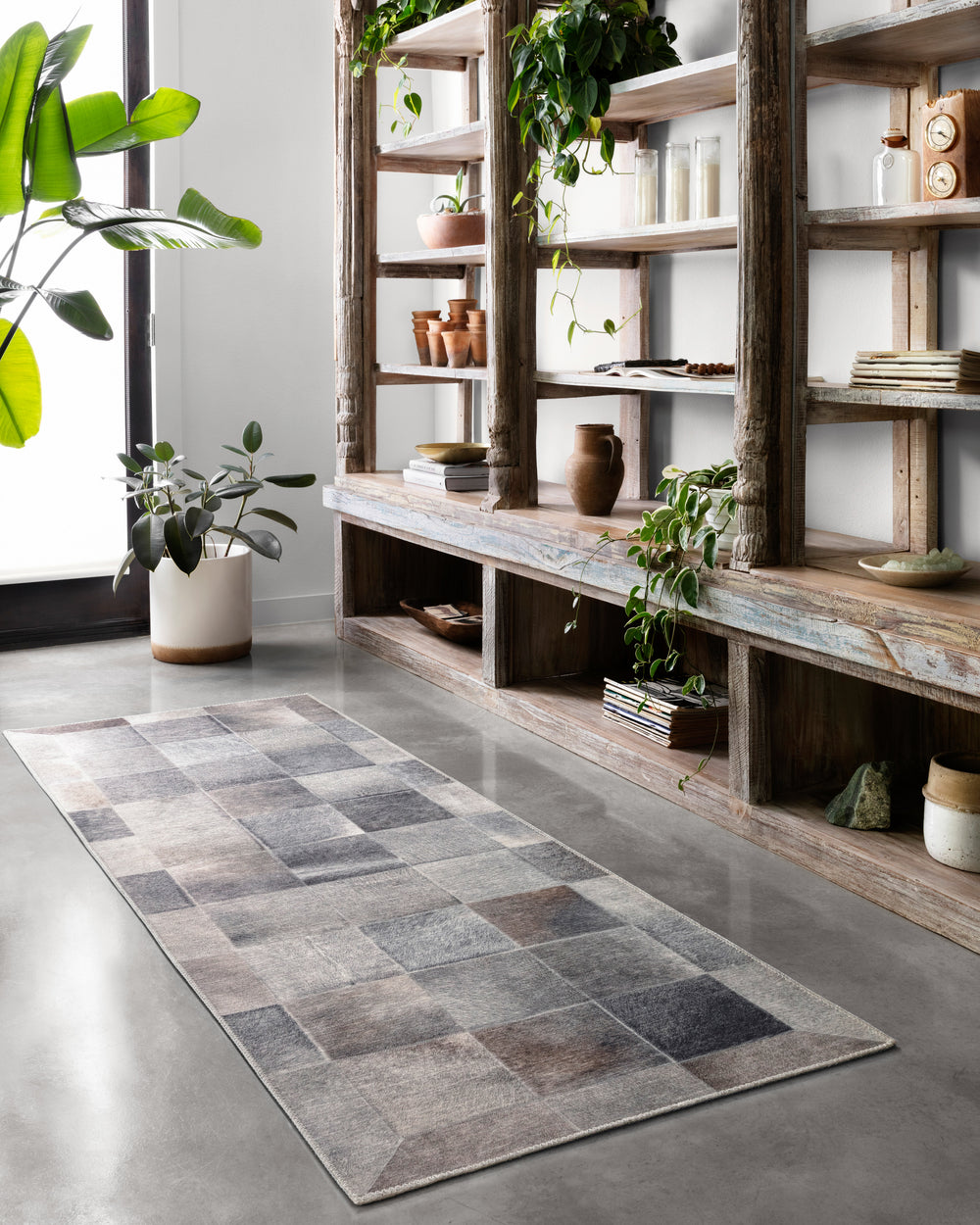 Maddox Charcoal / Grey Rug (MAD-06)