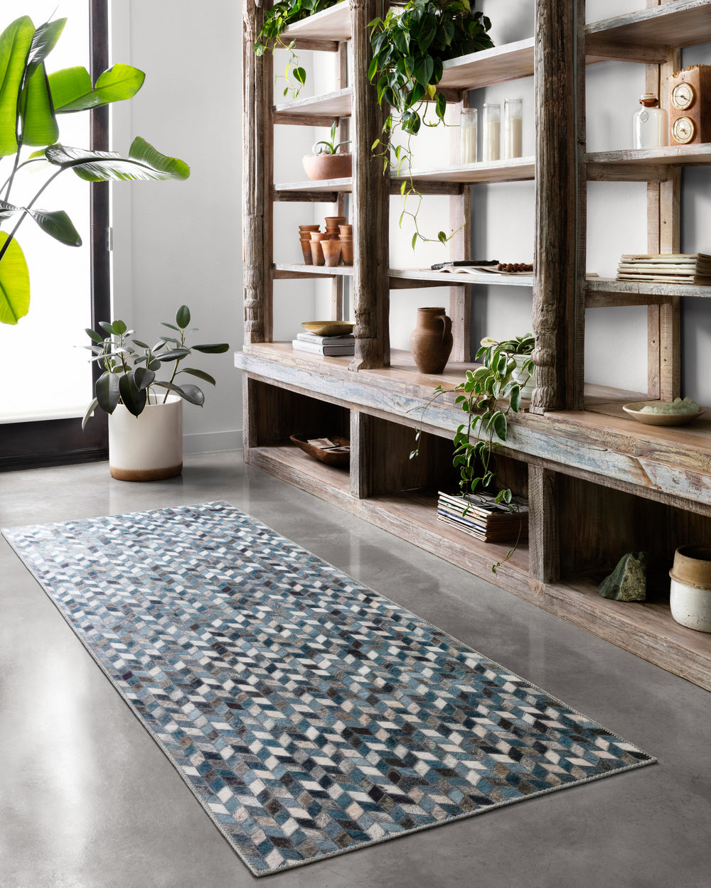 Maddox Ocean / Grey Rug (MAD-08)