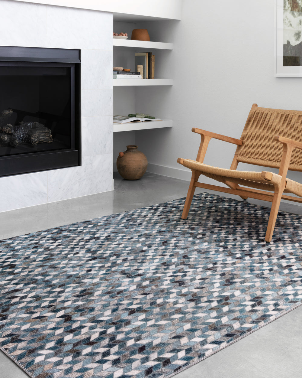 Maddox Ocean / Grey Rug (MAD-08)
