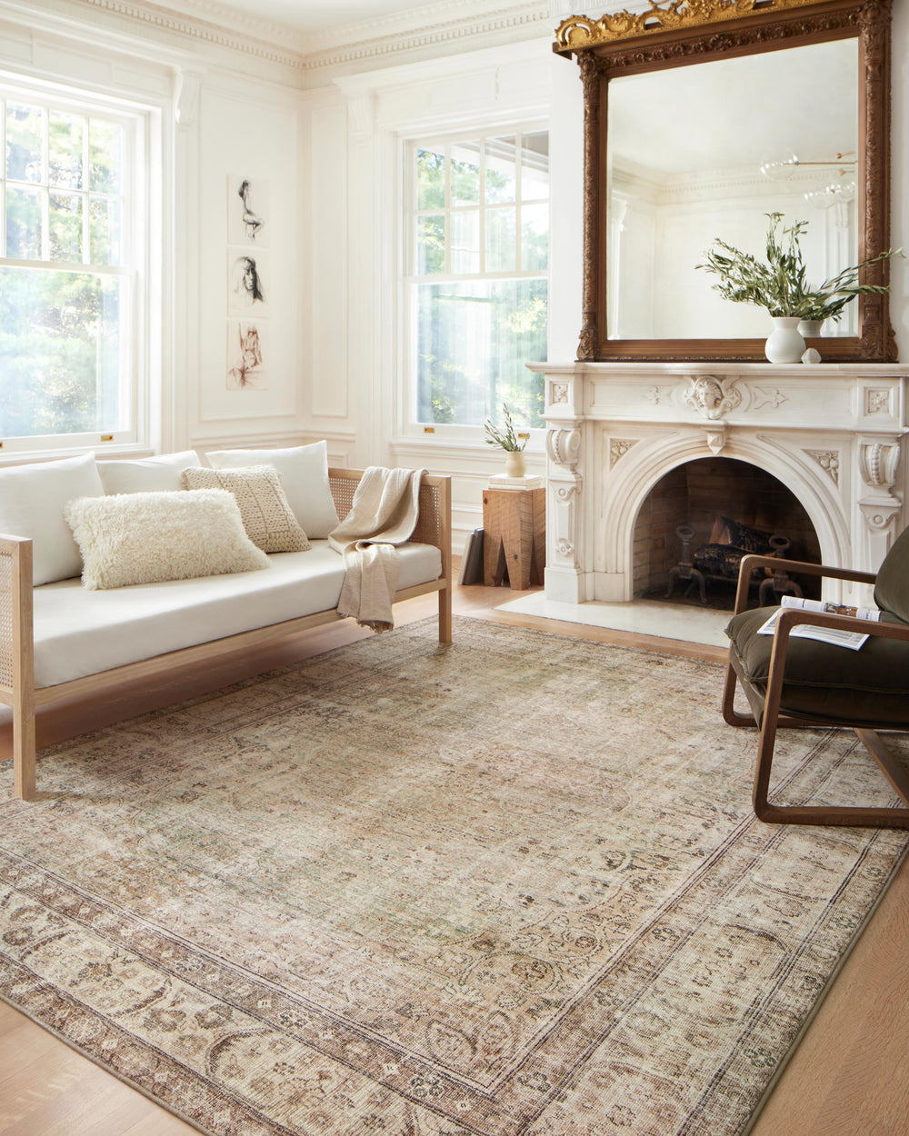 MAT-01 Margot Antique/Sage Rug