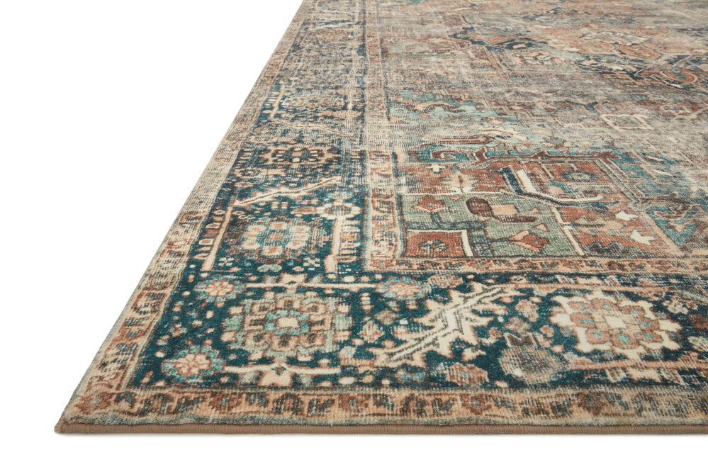 MAT-02 Margot Terracotta/Lagoon Rug