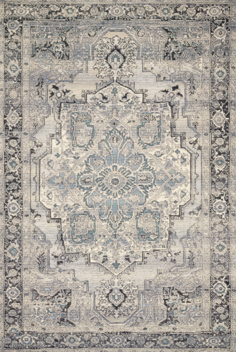 Loloi - Area Rug - Mika Grey/Blue Rug - Union Lighting Luminaires Décor