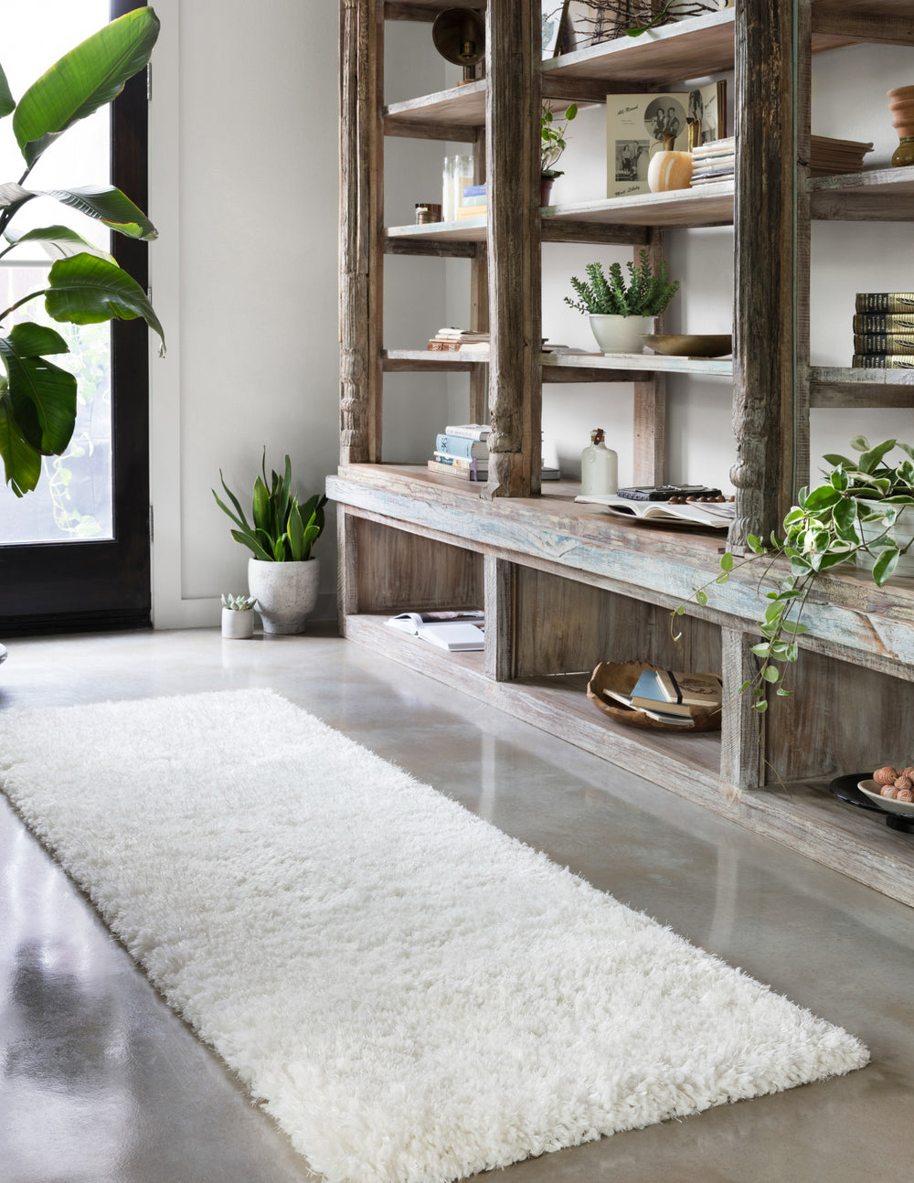 Mil-01 Mila Shag White Rug