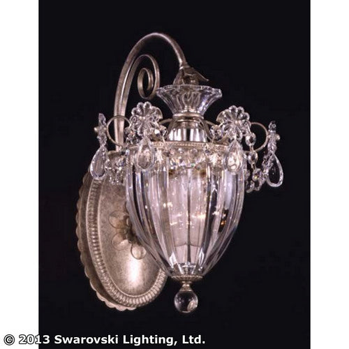 Schonbek - One Light Wall Sconce - Bagatelle - Antique Silver- Union Lighting Luminaires Decor