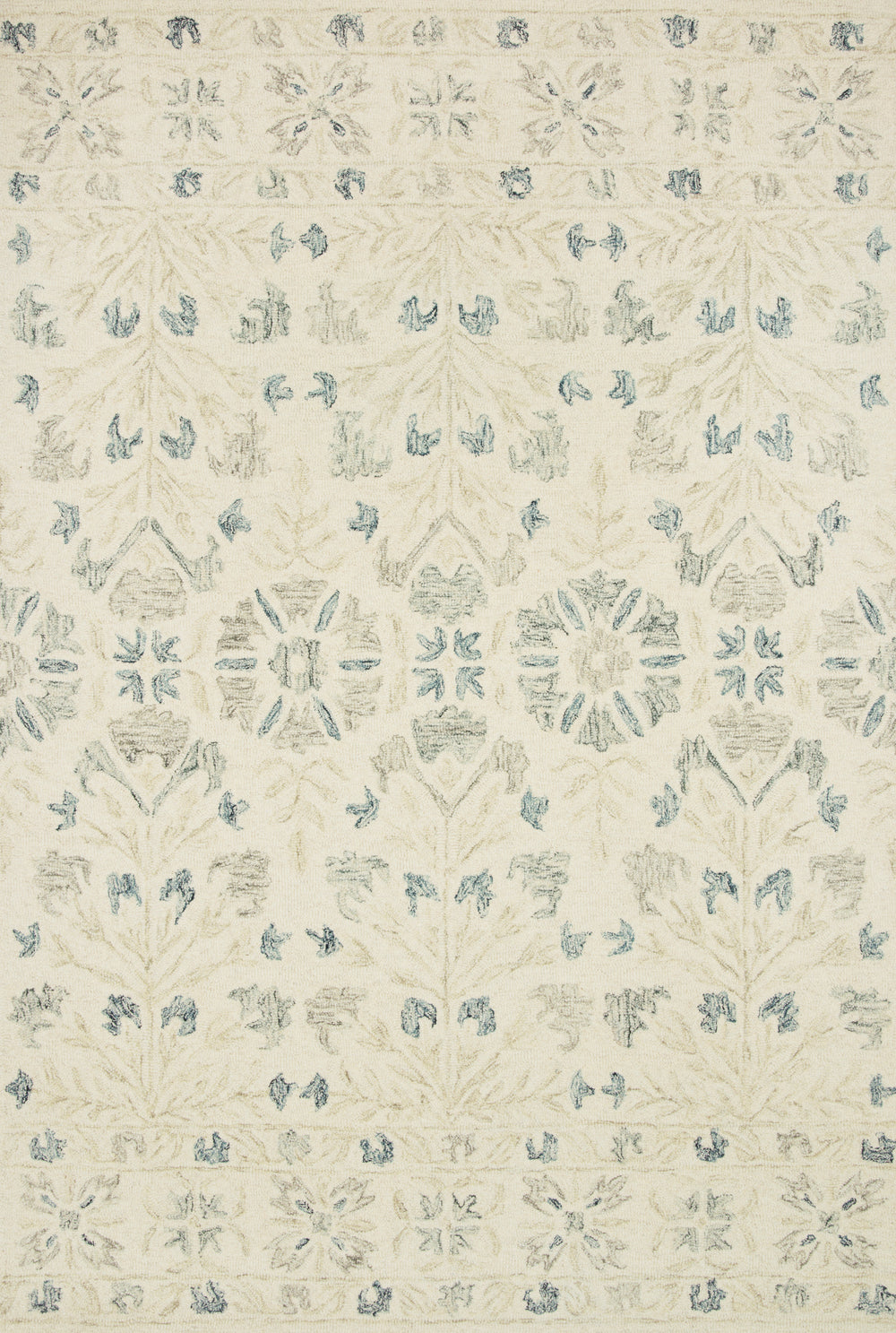 Loloi - Area Rug - Norabel Ivory/Grey Rug - Union Lighting Luminaires Décor