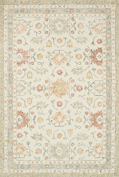 Loloi - Area Rug - Norabel Ivory/Rust Rug - Union Lighting Luminaires Décor