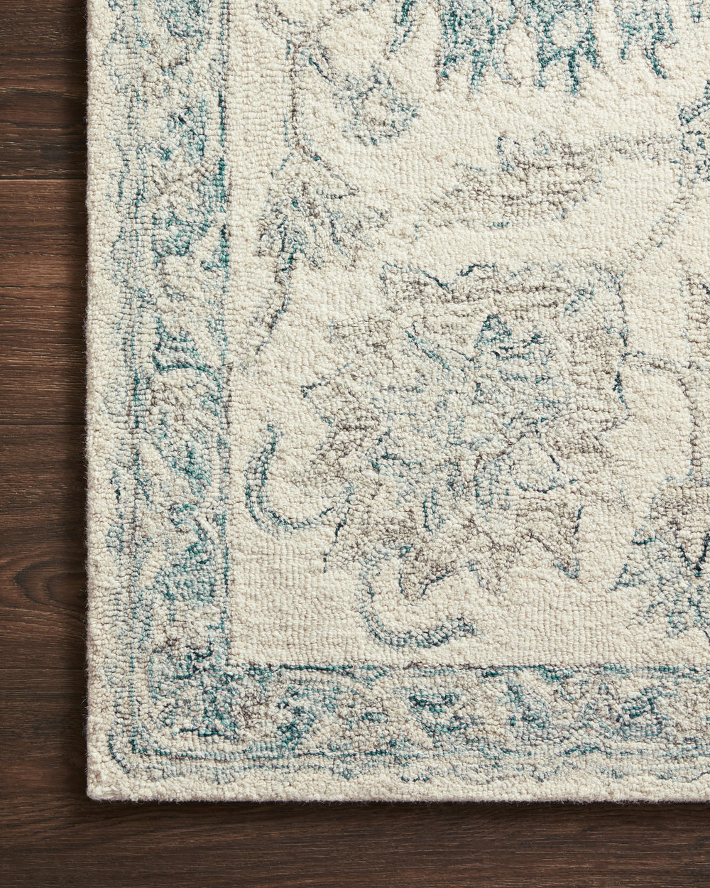 Norabel Ivory / Blue Rug (NOR-04)