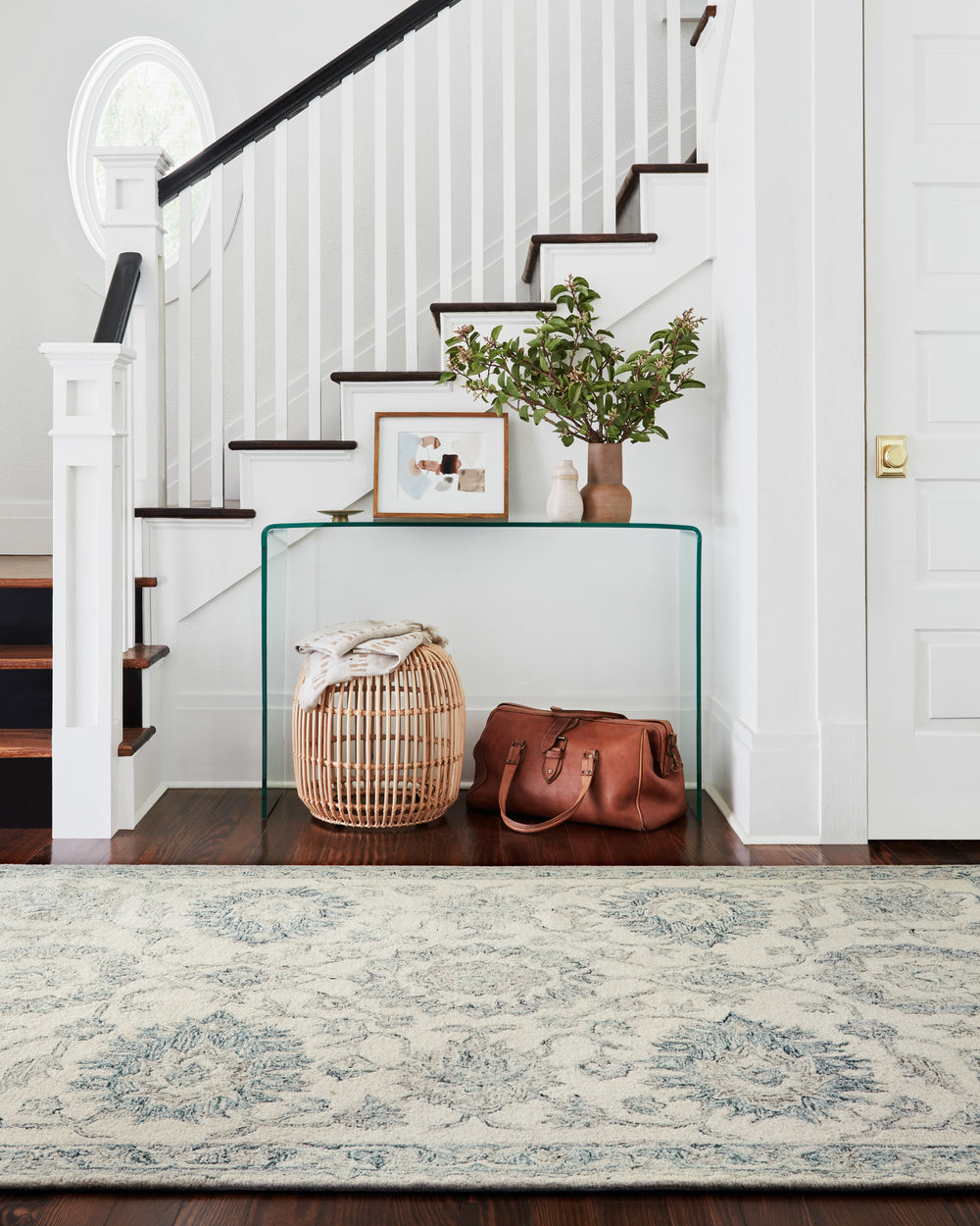 Norabel Ivory / Blue Rug (NOR-04)