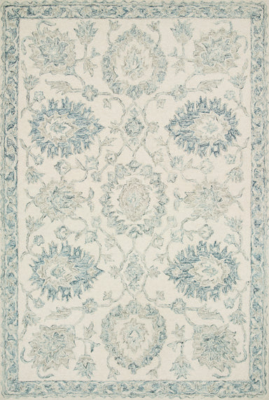 Loloi - Area Rug - Norabel Ivory/Blue Rug - Union Lighting Luminaires Décor