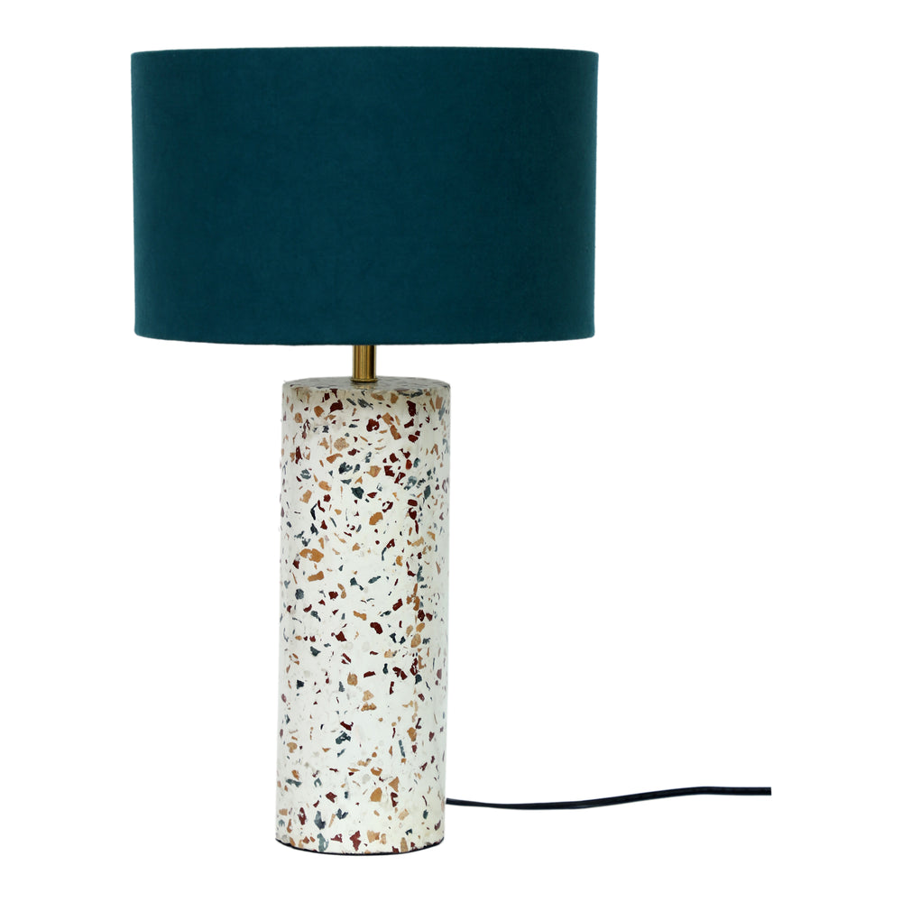 Terrazzo Cylinder Table Lampe