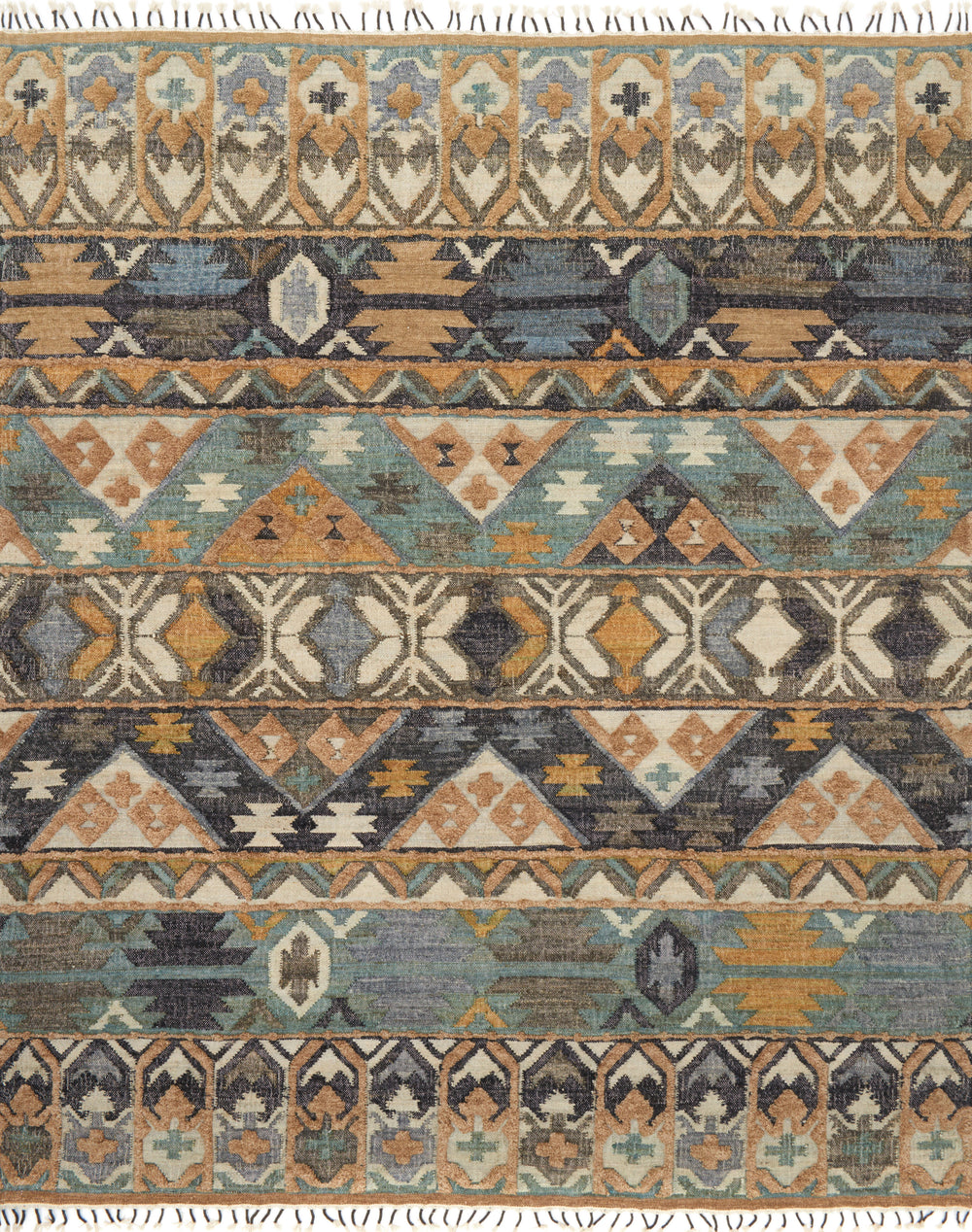 Loloi - Area Rug - Owen Ocean/Camel Rug - Union Lighting Luminaires Décor