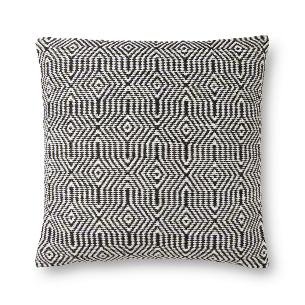 P0339 Black / White Pillow