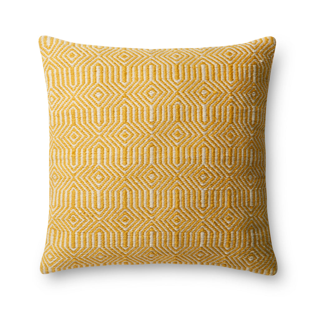Yellow / Ivory Pillow (P0339)