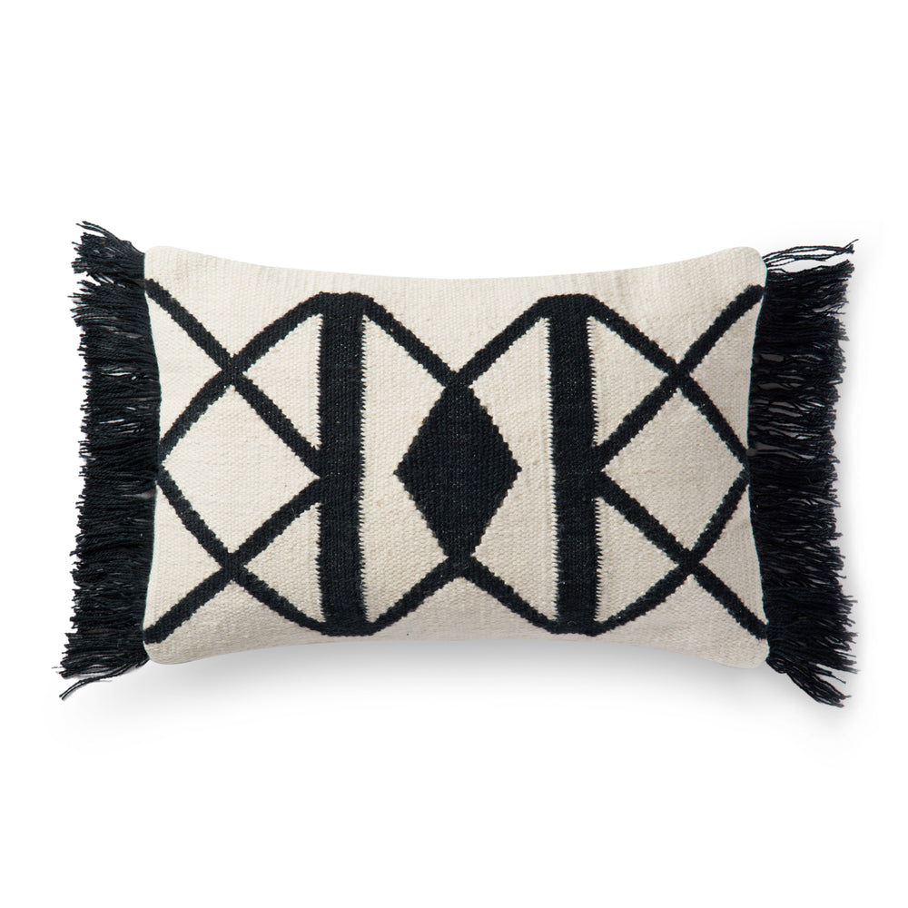 P0503 Black / Ivory Pillow