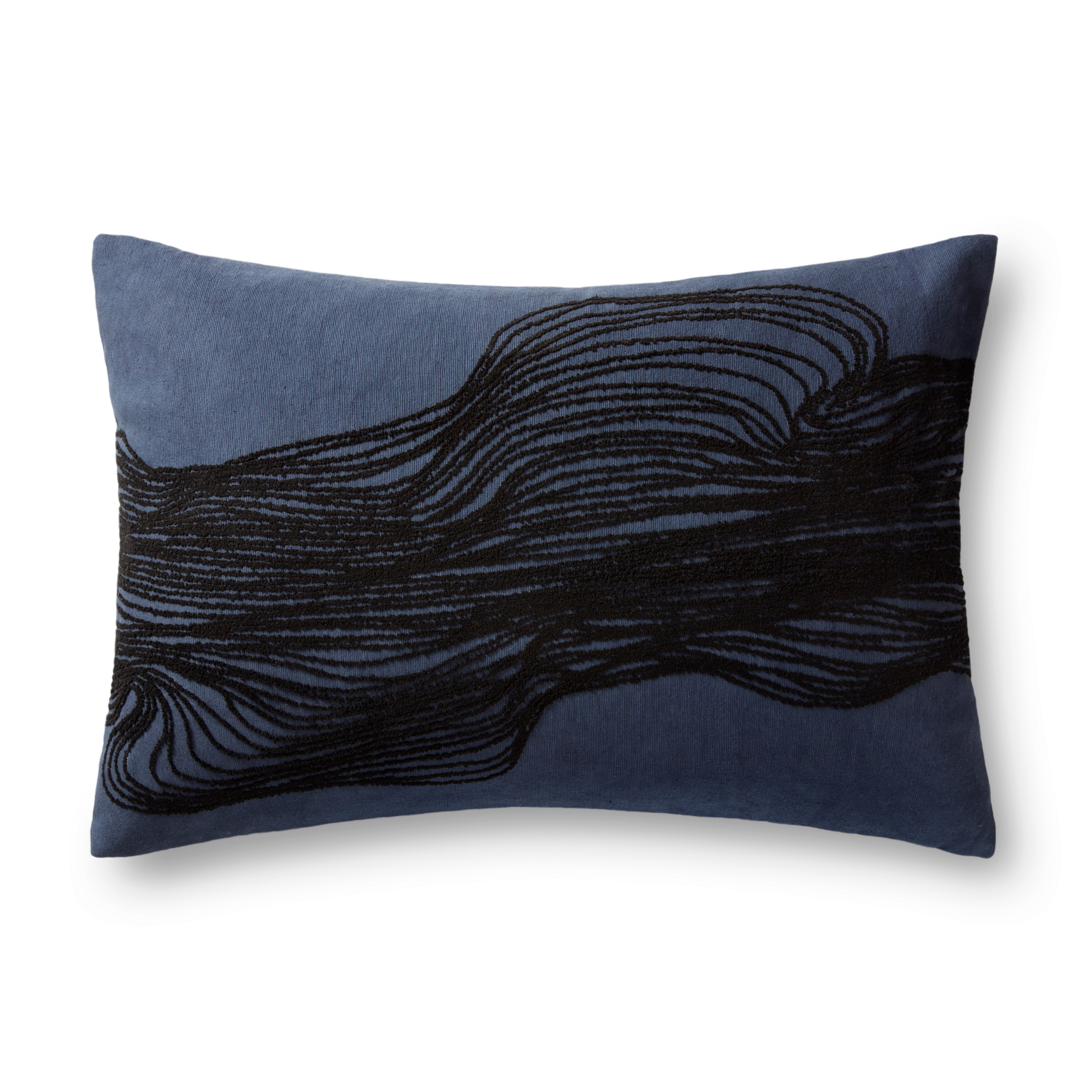 PLL0053 Blue / Black Pillow