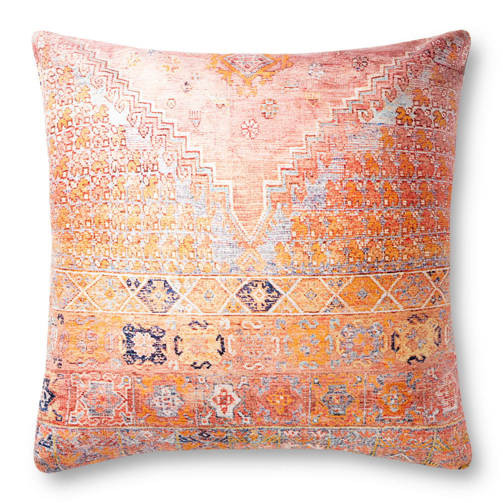 Coral / Multi Pillow (P0885)