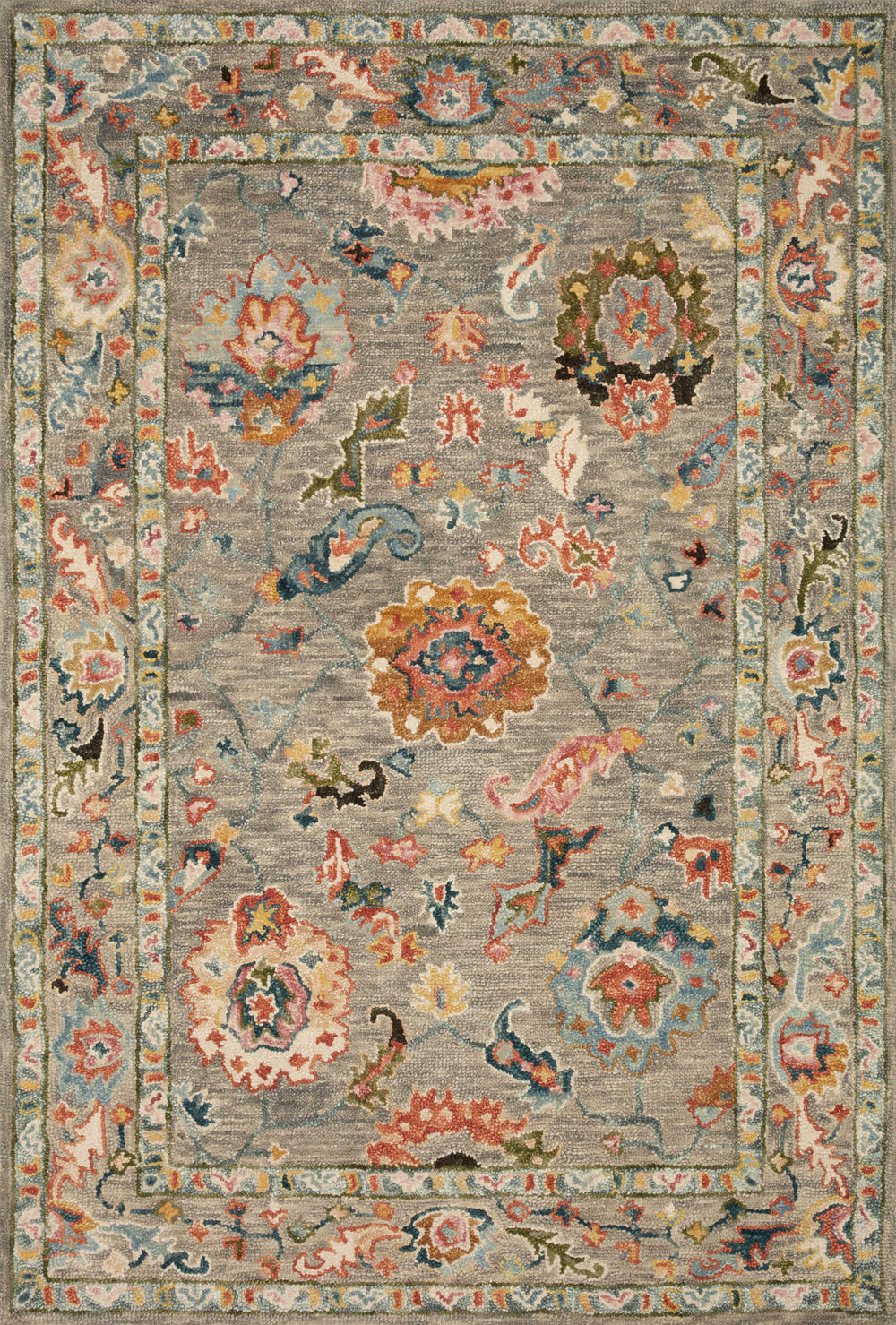 Loloi - Area Rug - Padma Grey/Multi Rug - Union Lighting Luminaires Décor