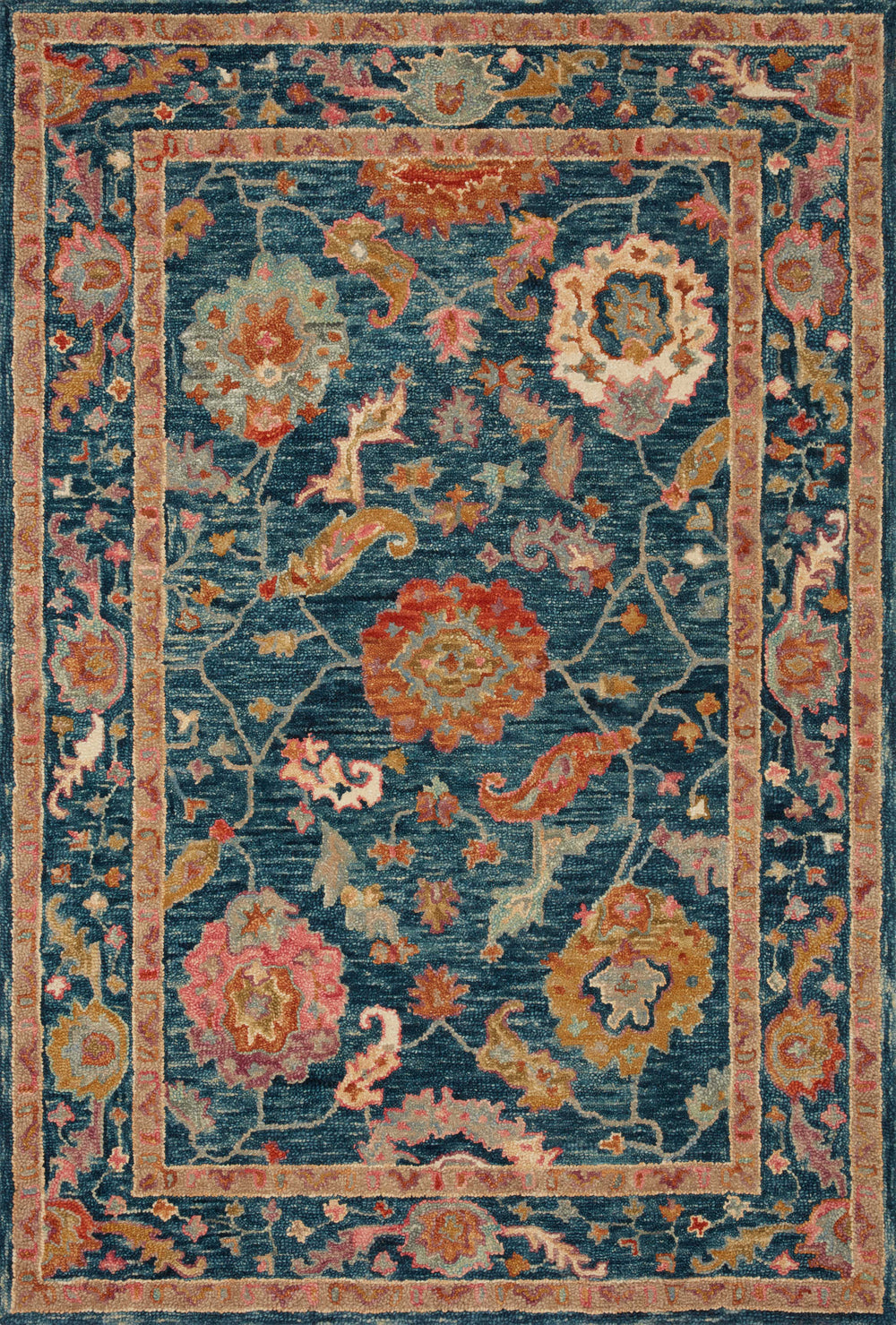 Loloi - Area Rug - Padma Marine/Multi Rug - Union Lighting Luminaires Décor